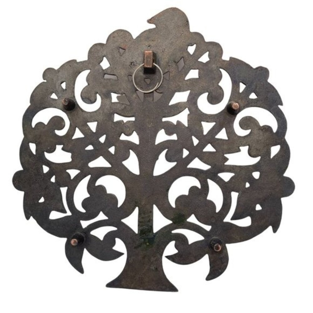 Partridge in a Pear Tree Trivet Table Decor Brass Wall Art Decor - Picture 5 of 5